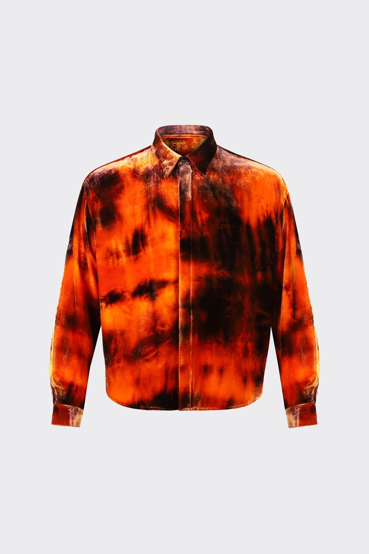 Luxury Fashion Formal Clothing For Women Luxury Fashion SHAY SHIRT | TIE DYE ORANGE