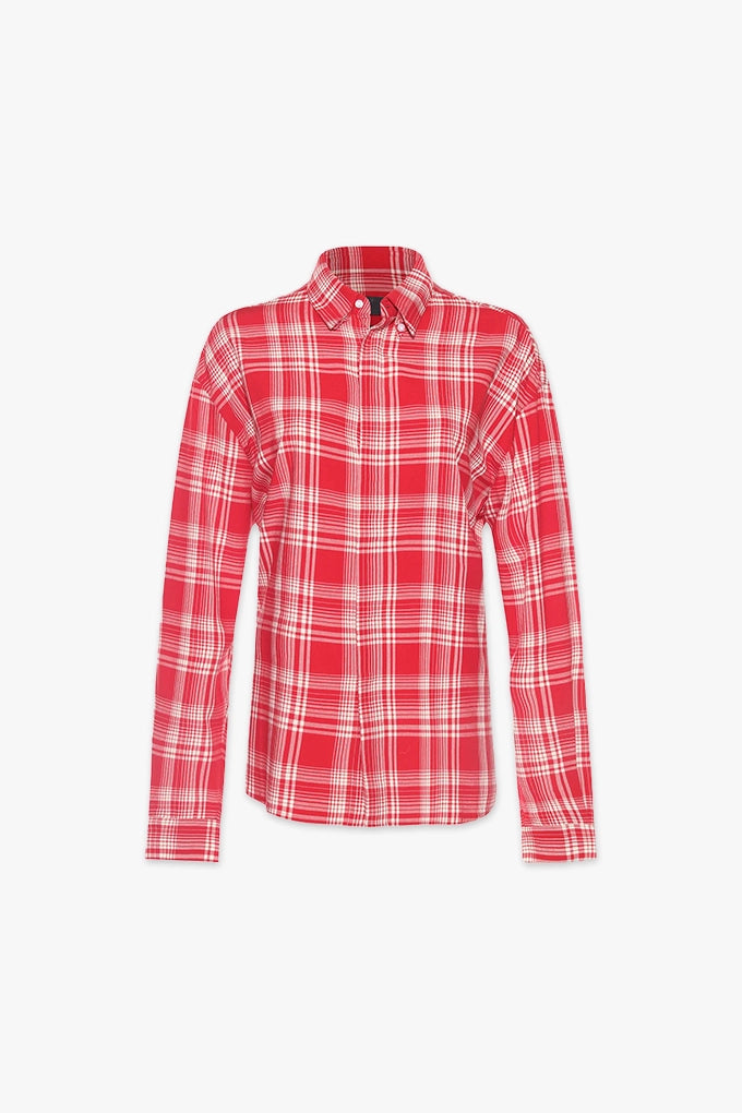 Luxury Fashion Discounts Women's Workout Clothing Luxury Fashion Discounts SIERRA SHIRT | RED PLAID