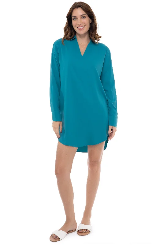 Exclusive Discounts Women's Outerwear Attire Exclusive Discounts Women's Koesta Cover-Up | Tahitian Teal