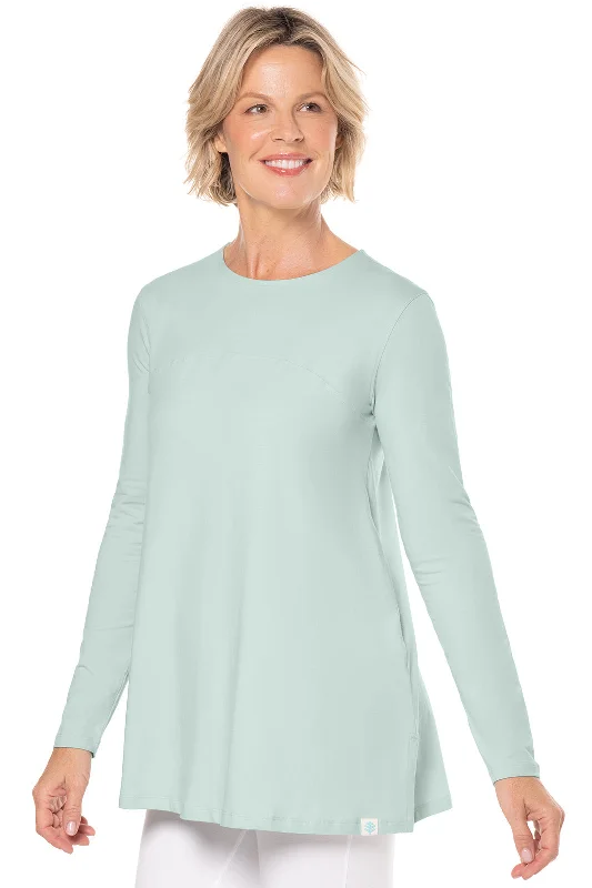 Summer Deals Women's Cozy Winter Attire Summer Deals Women's Daybreak Swing Top | Misty Aqua