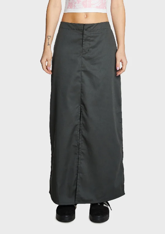 Women's Stylish Outdoor Outfit Day-To-Night Styles Haisley Maxi Cargo Skirt