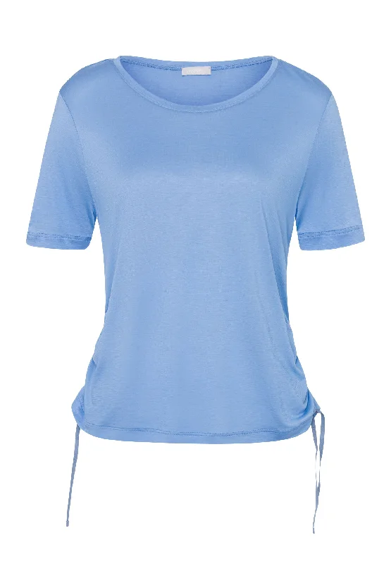 Comfort Meets Fashion Women's Elegant Apparel Comfort Meets Fashion Lou Flowy Top With Side Ruching | Azurine 78985-2596