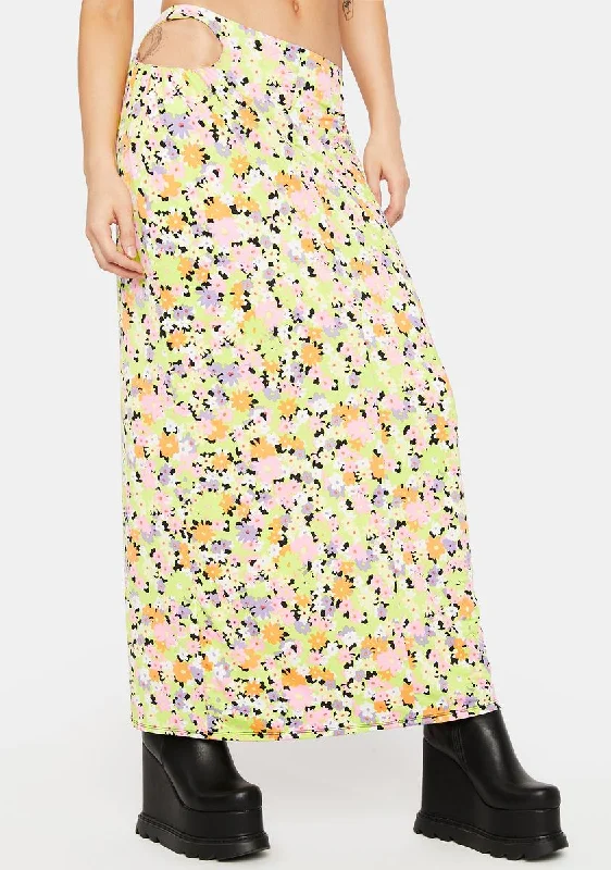 Women's Transitional Clothes Unleash Your Trend Driven Style Spring Daisy Anjeli Midi Skirt