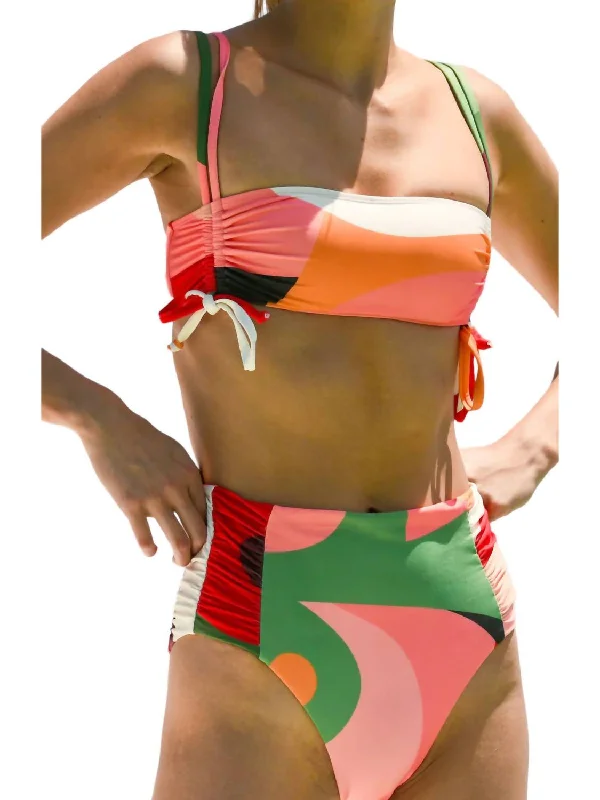 Affordable Luxury Women's Garments Vintage-Inspired Style Offers Soma Bikini Bottoms In Multi-Colored