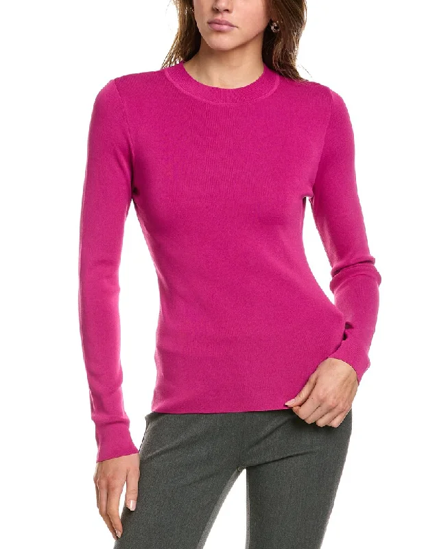 Women's Functional Outfit For Outdoor Activities Fashion Frontiers BCBGMAXAZRIA Crewneck Pullover