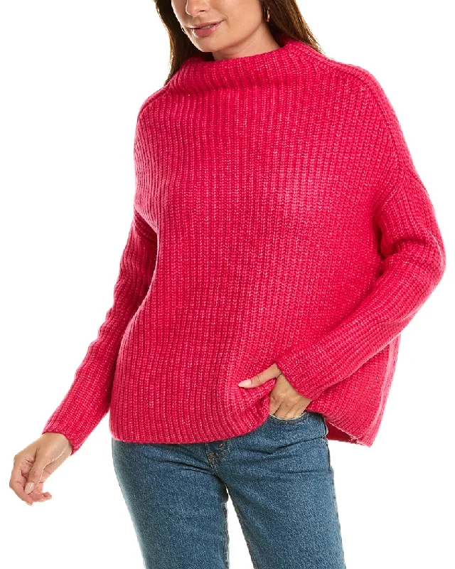 Women's Professional Apparel Discount Extravaganza 525 America Luxe Chunky Shaker Rib Pullover