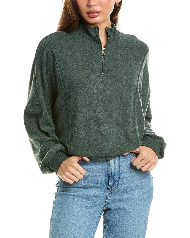 Women's Stylish Casual Garments Stylish Savings Project Social T Ada Cozy 1/2-Zip Sweater