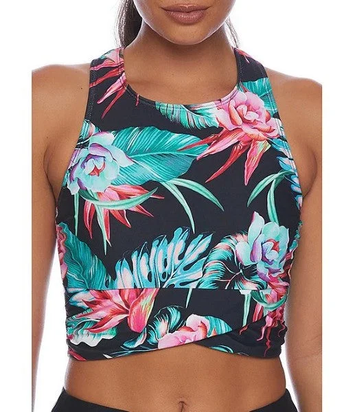 Women's Tops And Clothing Big Discounts NEXT Moala High Neck Cropped Bikini Top