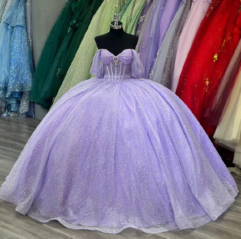 Classic Women's Clothing Styles Classic Chic Deals Lavender Wedding Dress sequins ball gown Prom Gown Quinceanera Dress Birthday Party Gowns PL25176