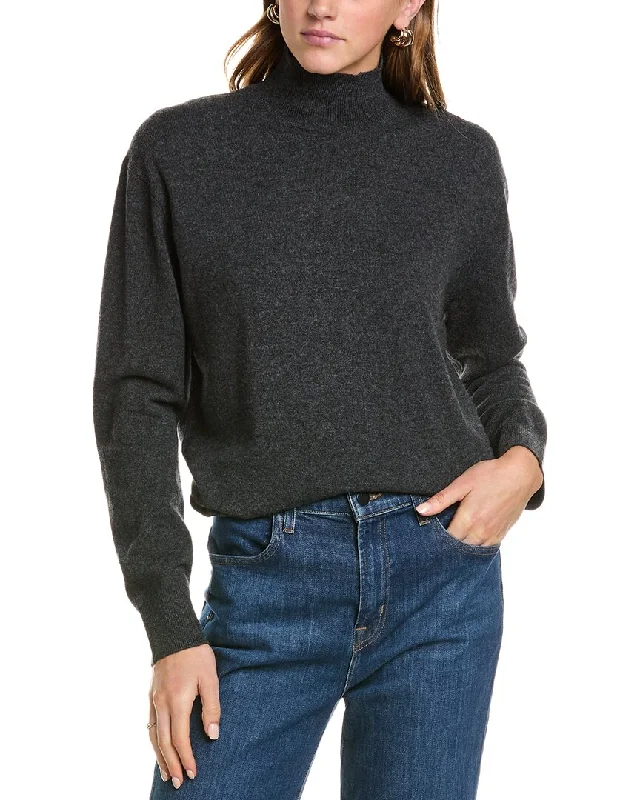 Women's Evening Wear Attire Trend Alert Vince Weekend Wool & Cashmere-Blend Turtleneck Sweater