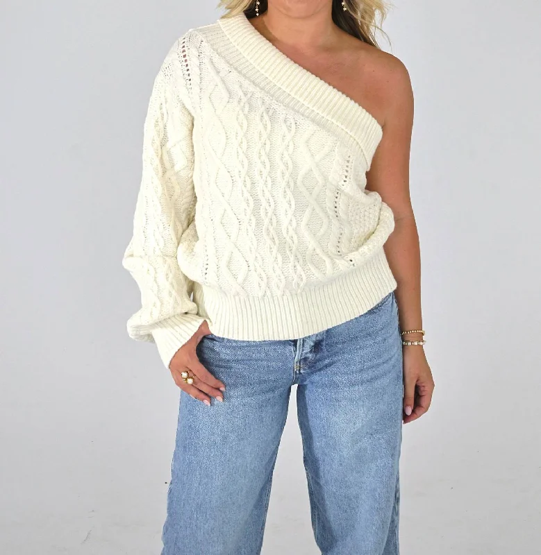 Women's Loungewear Clothes Style Without Limits Chloe Knit Sweater In Ivory