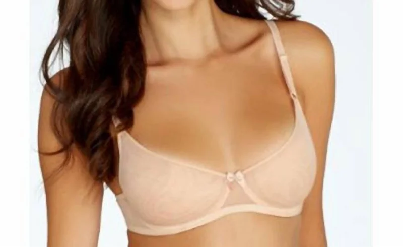 Women's Clothing Budget Saver Underwire Demi Bra In Beige