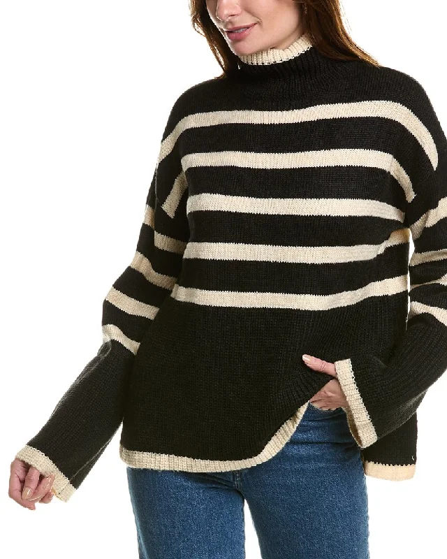 Modern Women's Apparel Find Your Unique Flair Lea & Viola Turtleneck Sweater