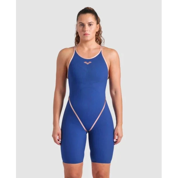 Women's Fashion-Forward Apparel Urban Style Promotions Arena Powerskin Primo OB 1-Piece Navy Gold Limited Edition