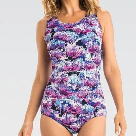 Women's Vacation Outfit Special Offers, Don't Miss Dolfin Aquashape Lotus Print Conservative Lap Suit