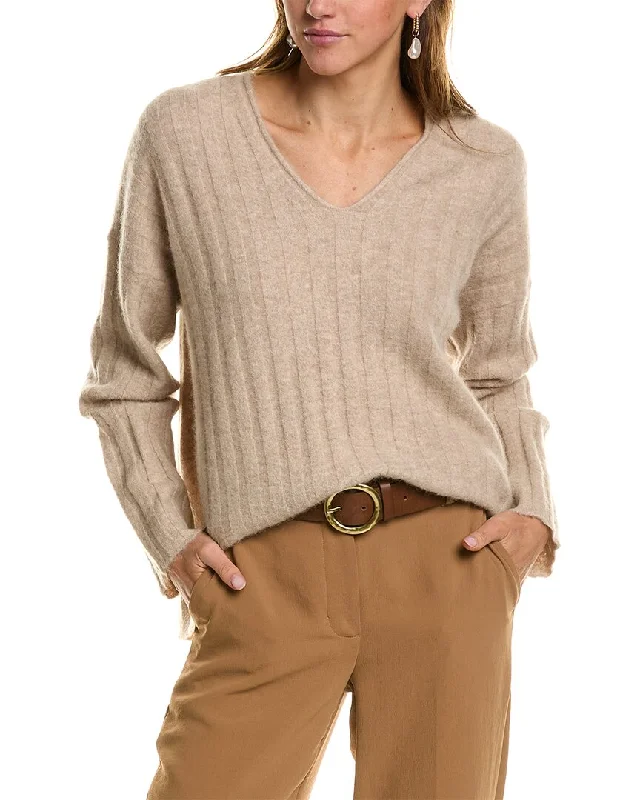 Women's Vacation Outfit Chic Style, Always In Vogue Reiss Margot Alpaca-Blend Ribbed Sweater