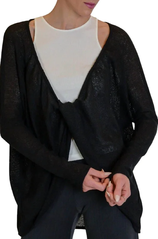 Fashionable Women's Clothes Discount Extravaganza Nele Cardi In Black