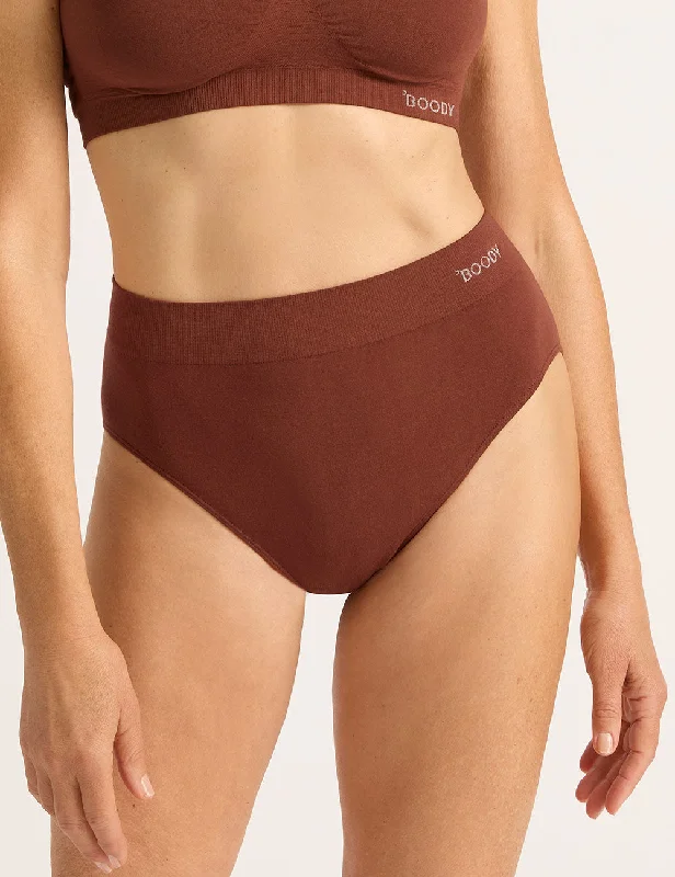 Fashionable Women's Clothes Big Discounts Full Briefs - Rust