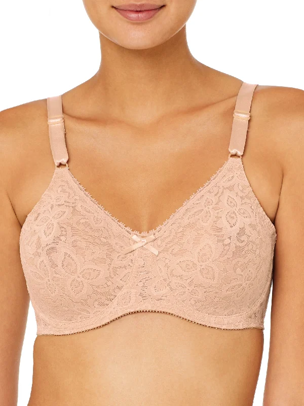 Women's Clothing Apparel Sets Urban Fashion Bali Women's Lace 'N Smooth Seamless Bra