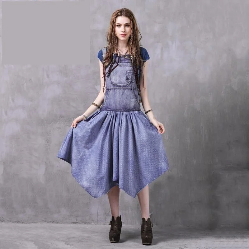 Women's Occasion Wear Apparel Smart Casual Deals Asymmetrical Patchwork Pocket Button Women Dress