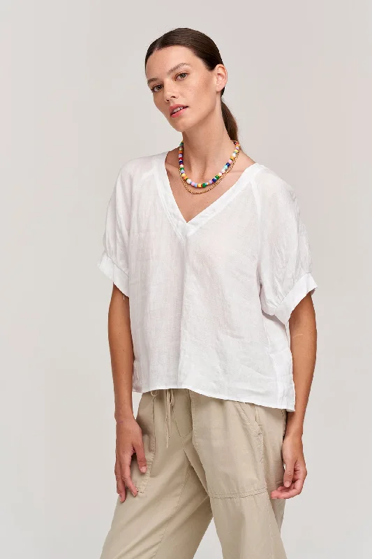 Effortless Style, Endless Impact ADLEY LINEN TOP