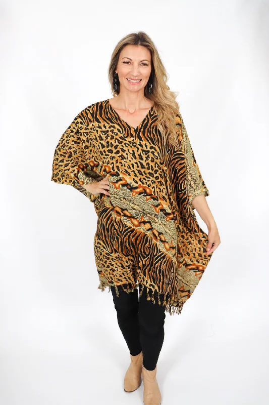 Latest Fashion Short Kaftan With Tassels In Congo