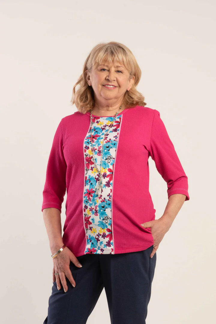 Discover Now Pearl Adaptive Top - Fuchsia