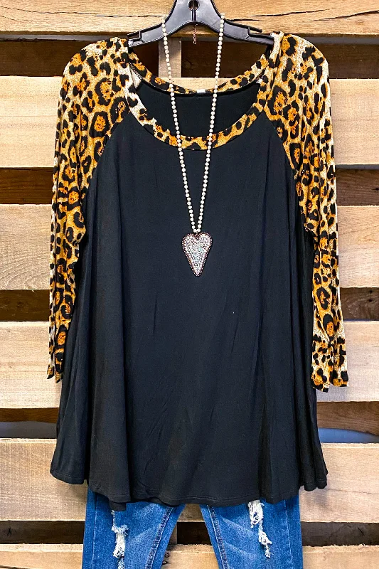 Limited Time Flash Sale AHB EXCLUSIVE: Gotta Get Going Top - Leopard