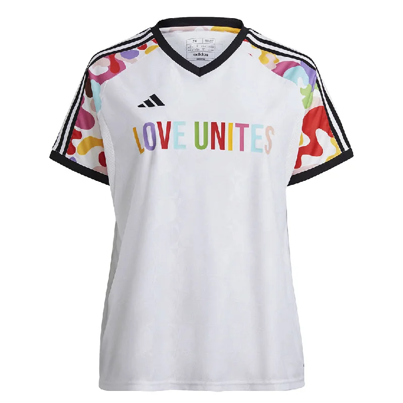 Chic Trends Unveiled adidas - Women's Pride Prematch Jersey (Plus Size) (HY9633)