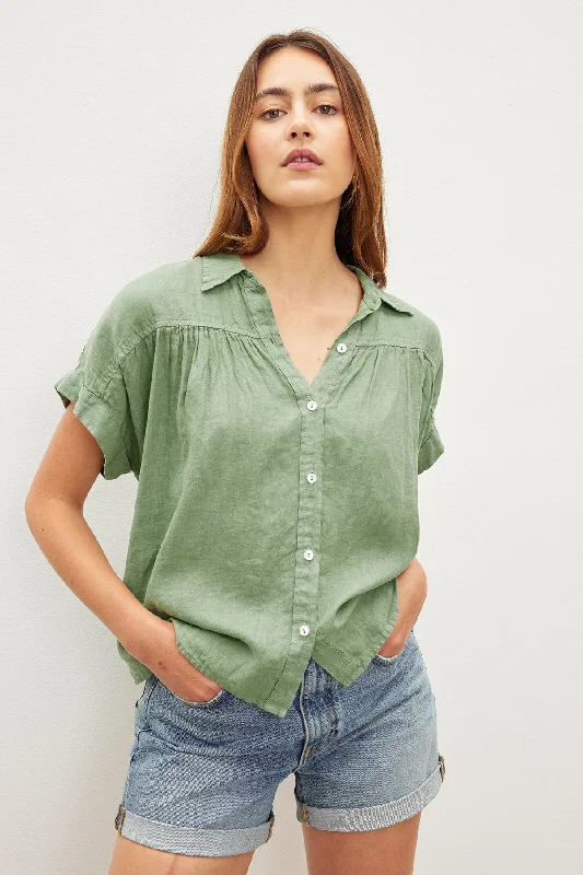 Seasonal Fashion ARIA LINEN TOP