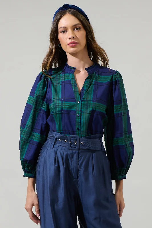 Snag Fabulous Fashion Bargains Harrisville Plaid Ima Button Up Top