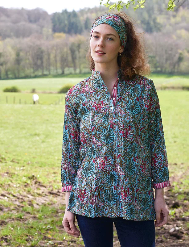 Limited Stock, Big Sale Pintuck Cotton Top | Garden at Noon | ARCHIVE