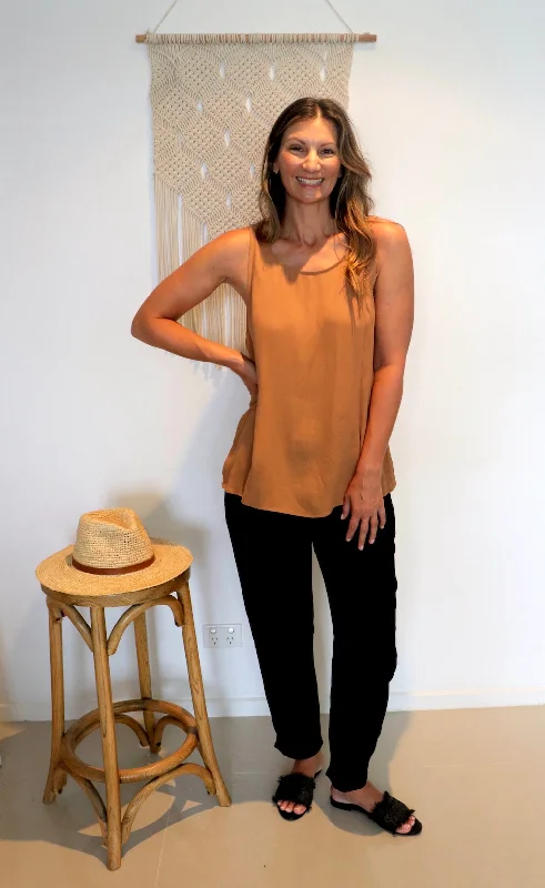 Clearance Event Seabreeze Singlet Top in Cinnamon