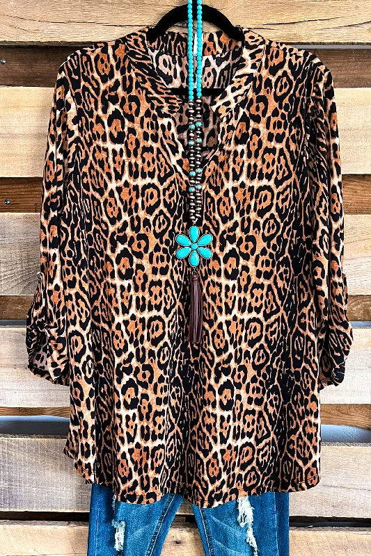 Don't Miss Out Wanna Be Close Top - Leopard