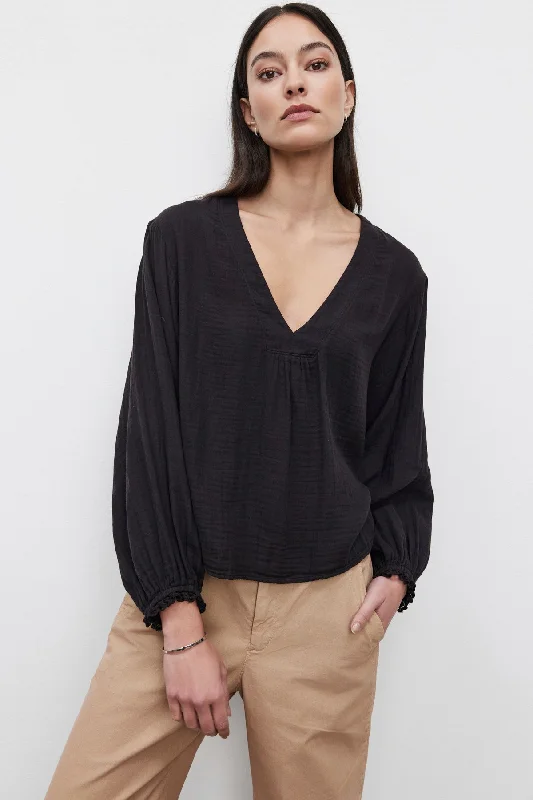 Stylish Looks NAOMI COTTON GAUZE TOP