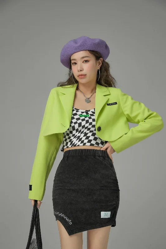 Fashionable Women's Clothes Let Me Explore Cropped Jacket