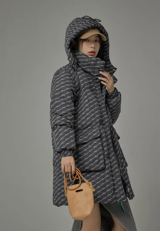 Stylish Clothes For Women Once Upon A December Long Padded Coat