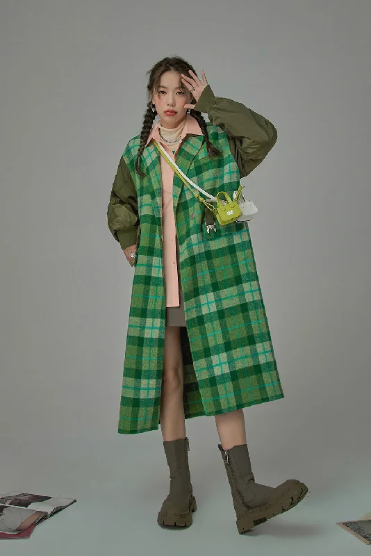 Women's Elegant Clothes Something Is About To Change Checkered Coat