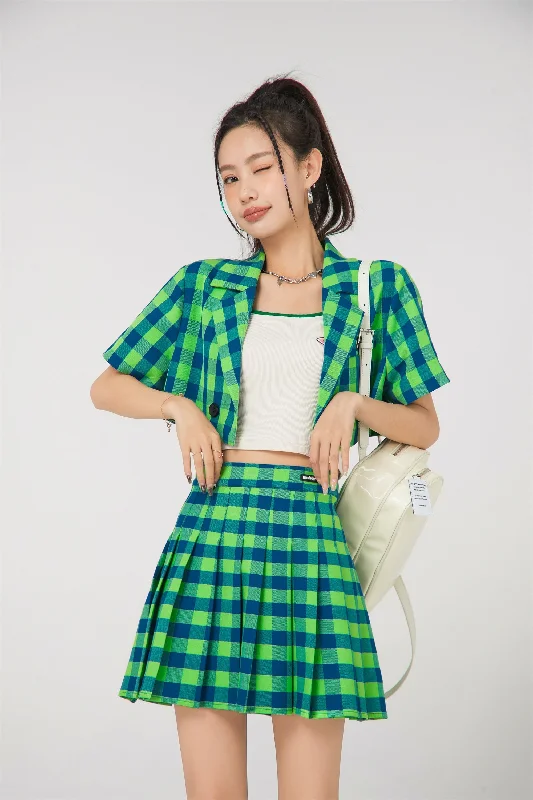 Trendy Clothing, Unbeatable Disco Keep Yourself In Checkered Jacket