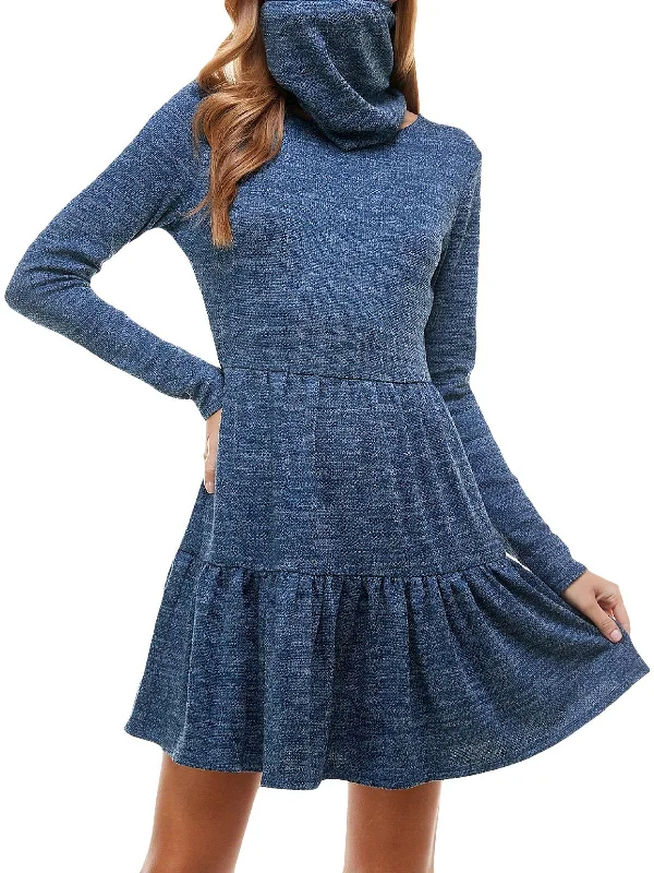 Casual Apparel For Women Huge Price Cut Juniors Womens Tiered Short Sweaterdress