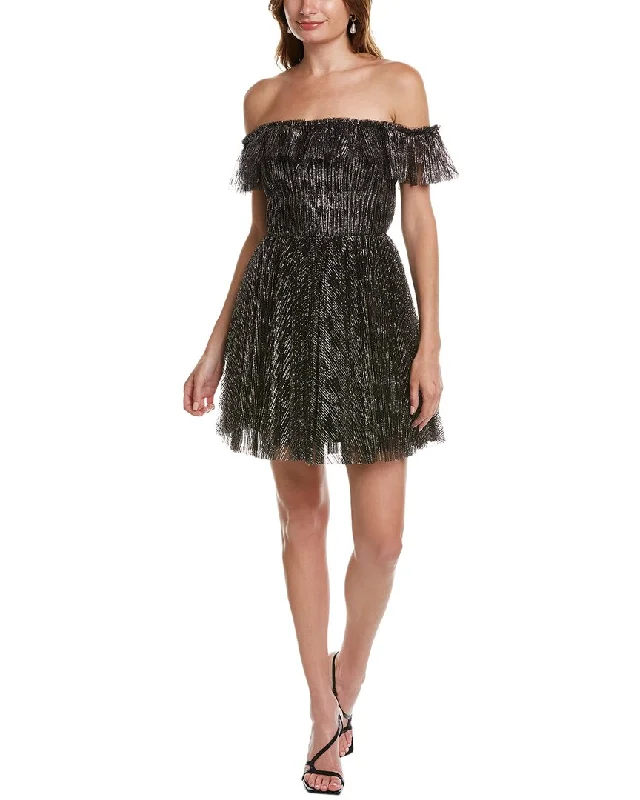 Women's Clothing Apparel Sets Huge Discounts This Week ML Monique Lhuillier Off-The-Shoulder Cocktail Dress