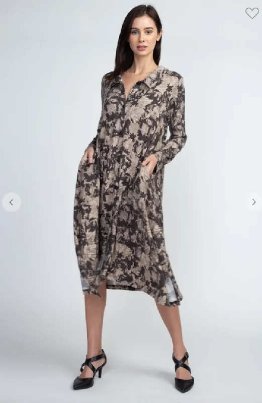 Women's High-Fashion Outfit New In This Season Oversized Knit Printed Dress