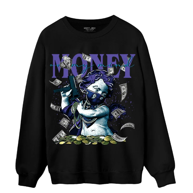 Fashion-Forward Gender-Neutral Outerwear Best Sellers NastyJamz Aqua 6s Sweatshirt Match Money On My Mine Gang