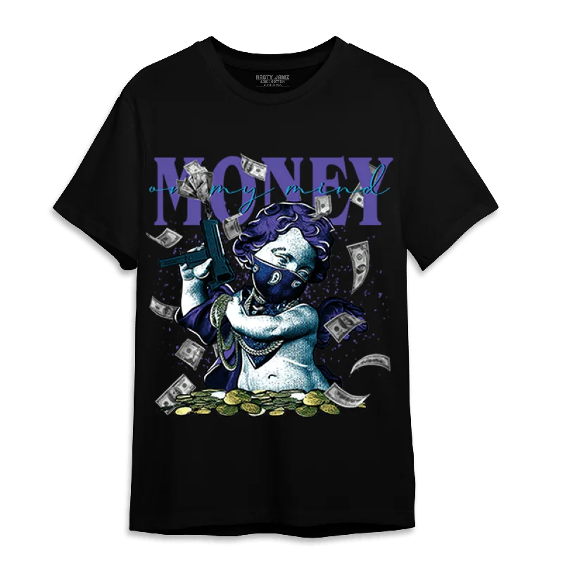 Relaxed-Fit Unisex Fashion For All-Day Comfort Hot Items NastyJamz Aqua 6s T-Shirt Match Money On My Mine Gang