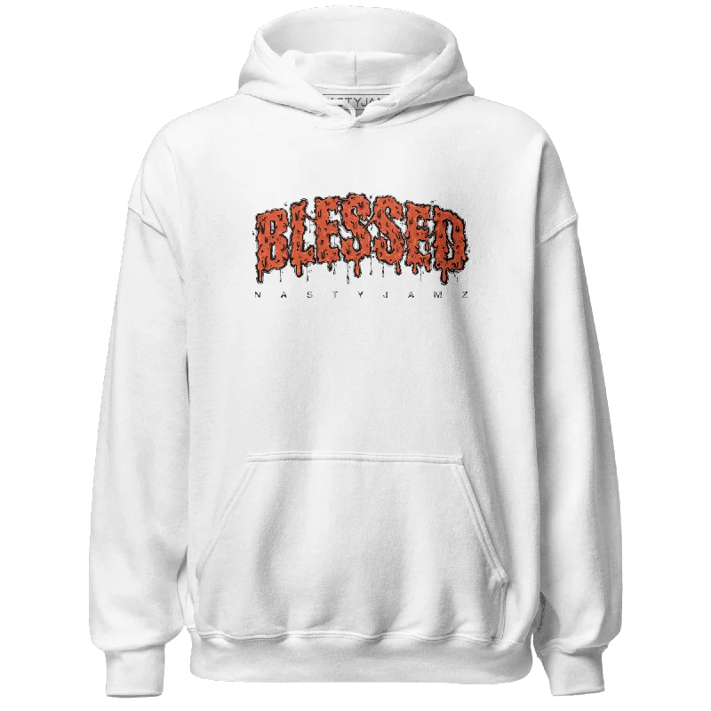 Gender-Neutral Fashion For Everyday Style Edgy Fashion Deals NastyJamz Georgia Peach 3s Hoodie Match Blessed Text