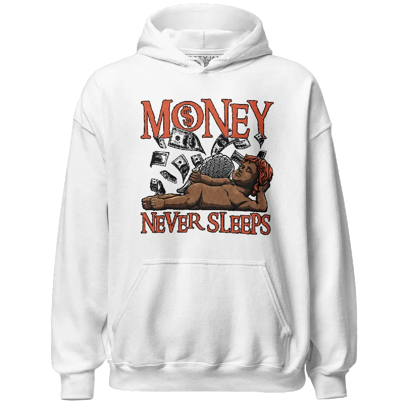 Minimalist Unisex Fashion Essentials Cozy Comfort Style Sale NastyJamz Georgia Peach 3s Hoodie Match Money Never Sleeps