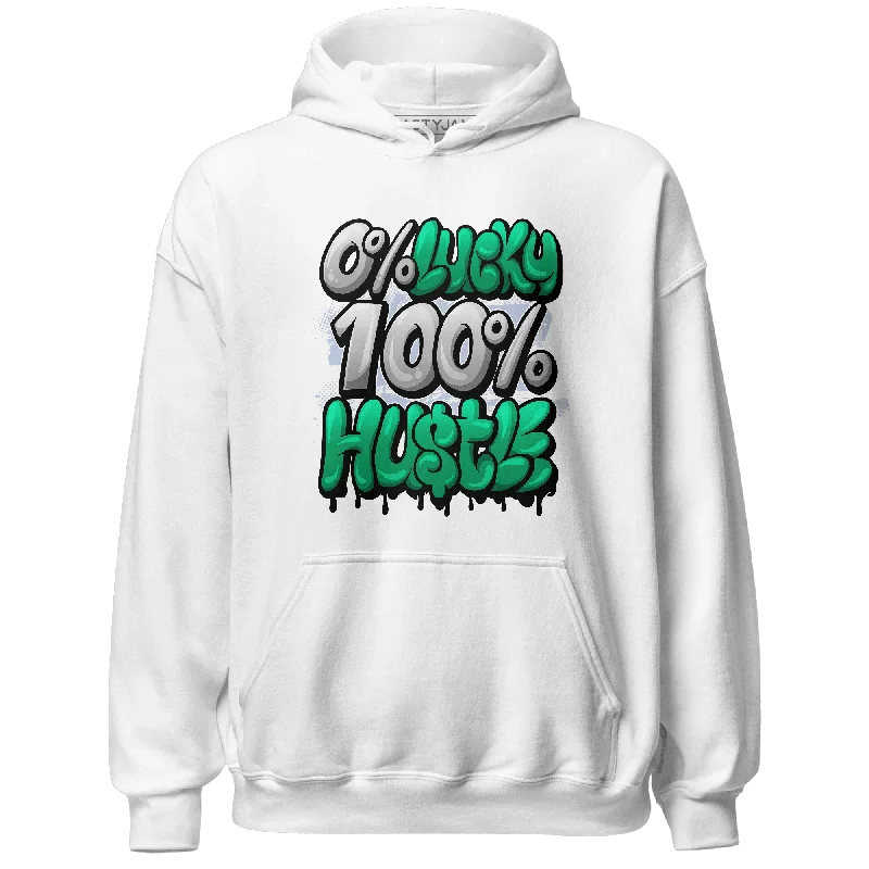 High-Quality Unisex Basics For Everyday Wear Trend Forward Threads NastyJamz Lucky Green 5s Hoodie Match Lucky Hustle