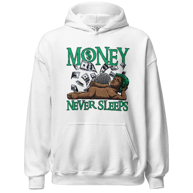 Bold And Trendy Gender-Neutral Outfits Relaxed Style NastyJamz Lucky Green 5s Hoodie Match Money Never Sleeps