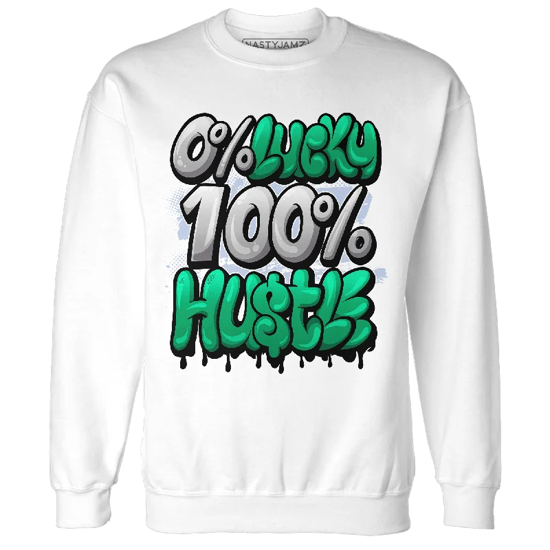 High-Quality Unisex Fashion Basics Absurdly Cheap Sale NastyJamz Lucky Green 5s Sweatshirt Match Lucky Hustle