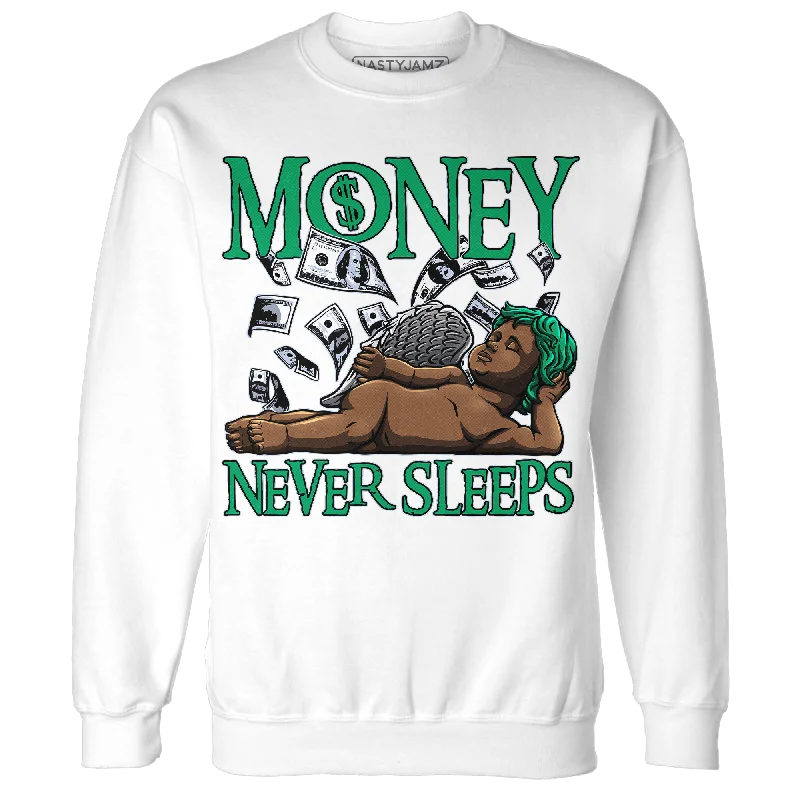 Chic And Contemporary Unisex Clothing Choices Exclusive Discounts NastyJamz Lucky Green 5s Sweatshirt Match Money Never Sleeps